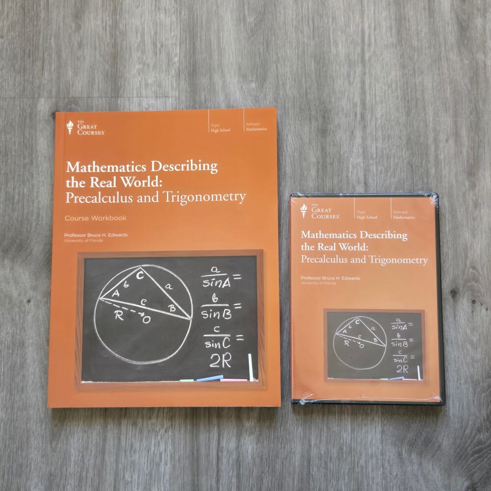 NEW The Great Courses Precalculus and Trigonometry DVD and Workbook